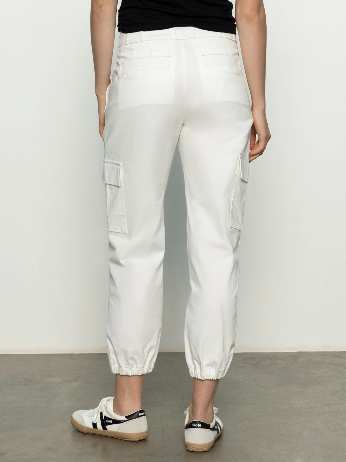 Denim Take Over Jogger Mid-Rise Pant Bleached White