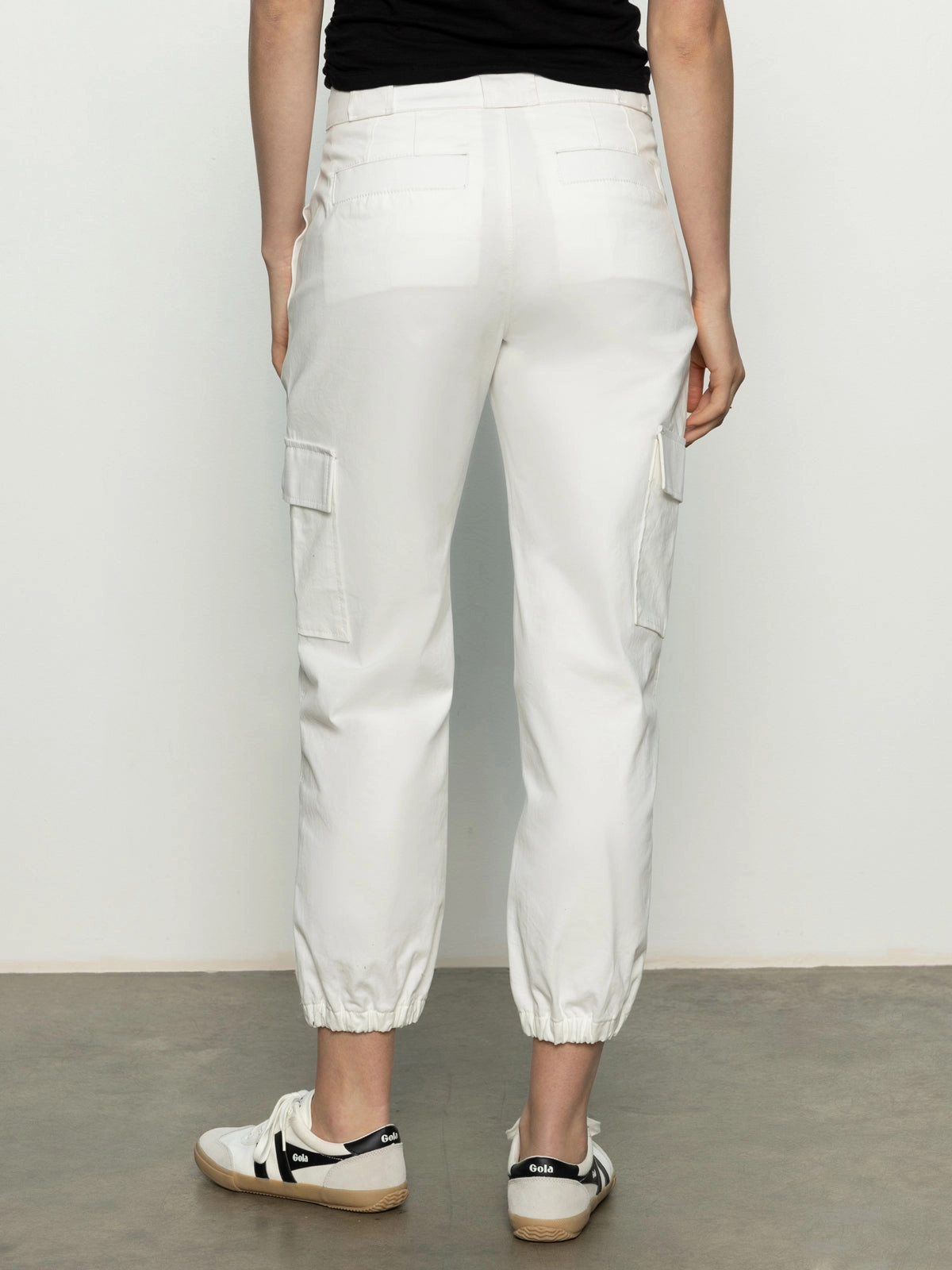 Denim Take Over Jogger Mid-Rise Pant Bleached White