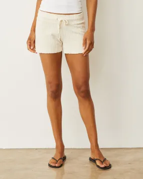 Diamond Terry Cloth Vintage Short Elegant Campus Classic Formal