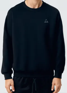 Relaxed Fit Silhouette Mid Season Wear DRT Classic Sweatshirt Embroidered