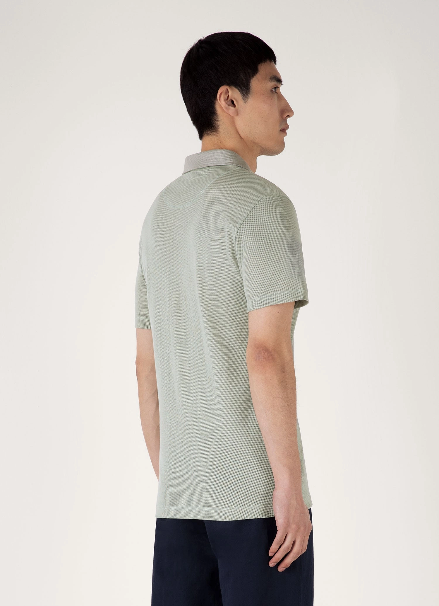 Dynamic Clothing Summer Men's Riviera Polo Shirt in Pastel Green