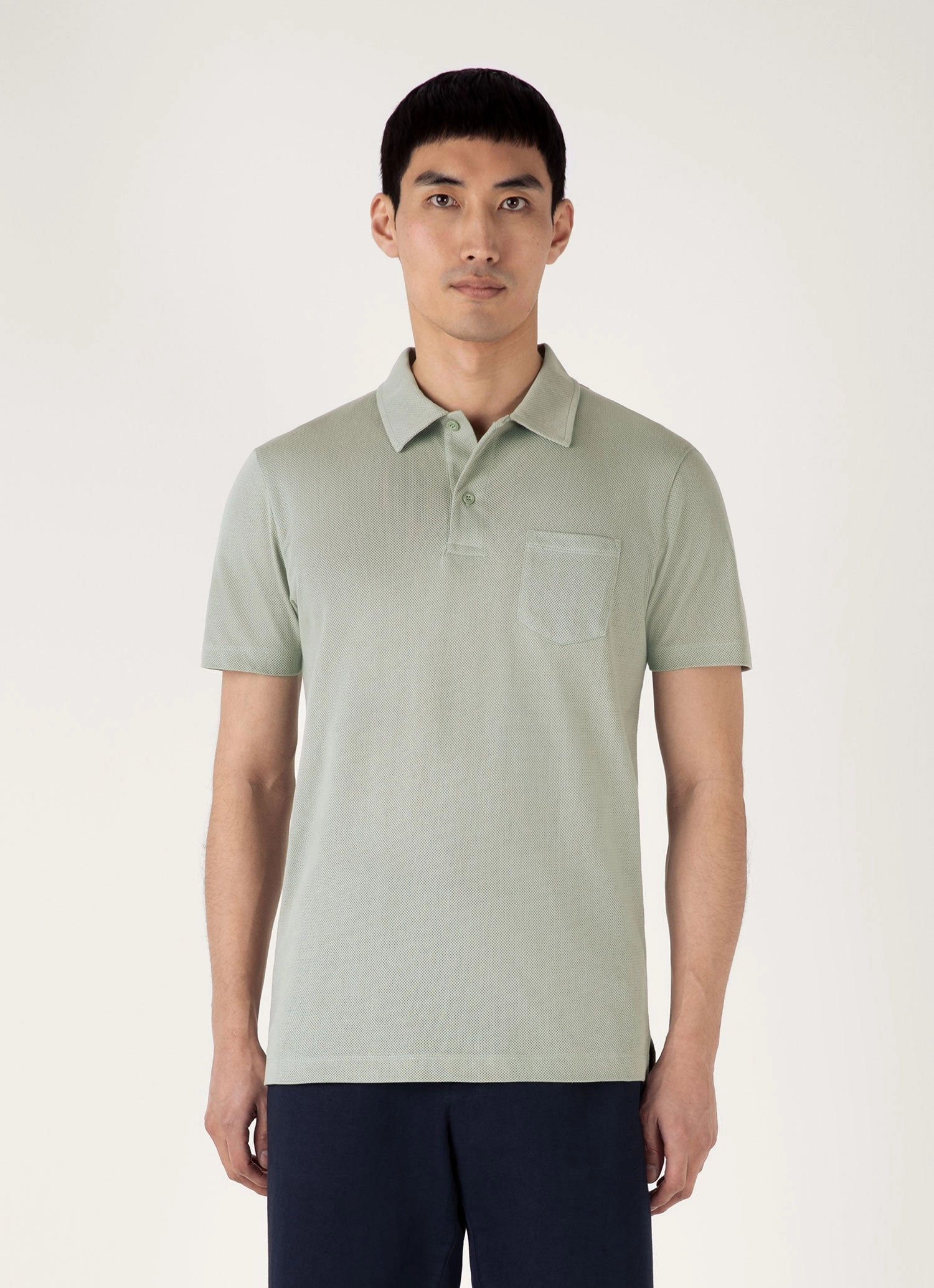 Dynamic Clothing Summer Men's Riviera Polo Shirt in Pastel Green