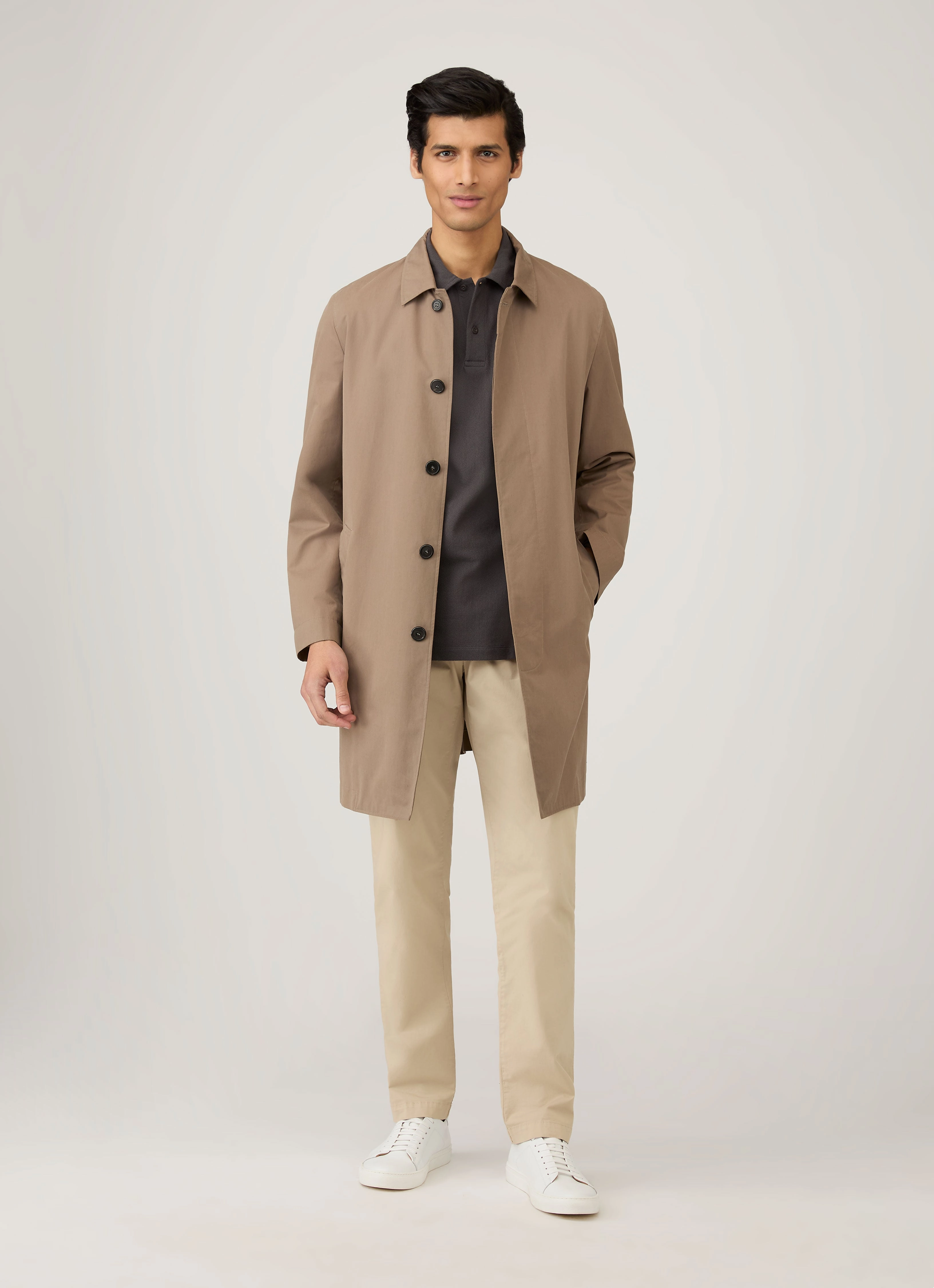 Dynamic Collection Sports Men's Riviera Polo Shirt in Charcoal