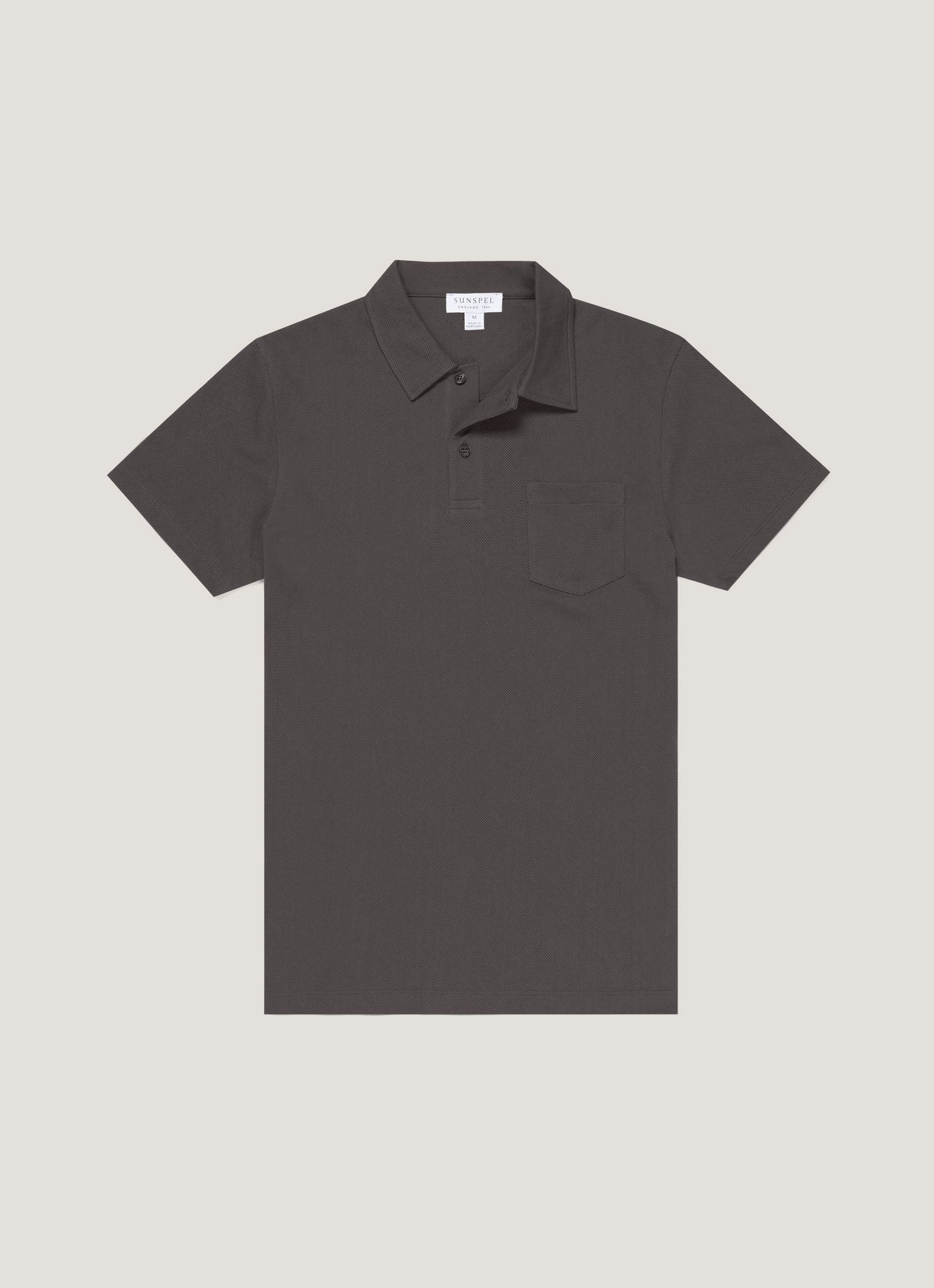 Relax Outfit Look Everyday classic tee Men's Riviera Polo Shirt in Charcoal