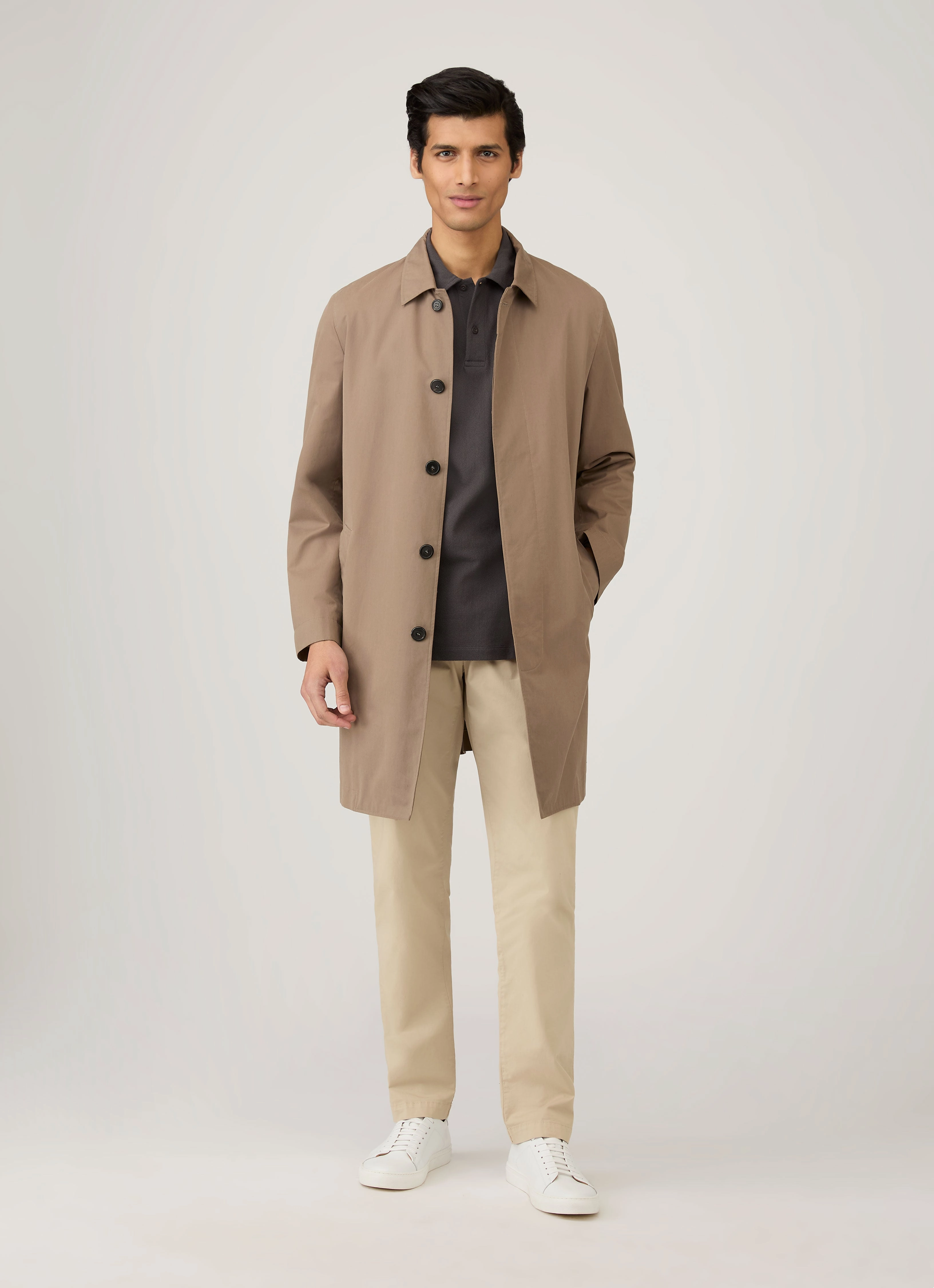 Dynamic Collection Sports Men's Riviera Polo Shirt in Charcoal