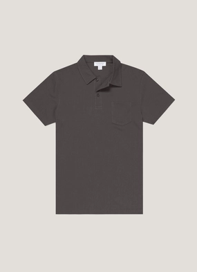 Relax Outfit Look Everyday classic tee Men's Riviera Polo Shirt in Charcoal
