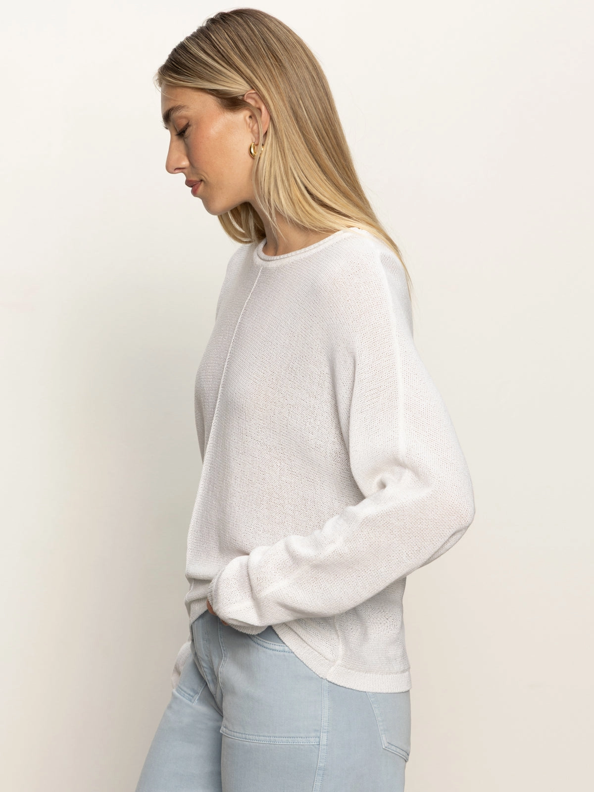Easy Knitwear Top White Cozy Vibes