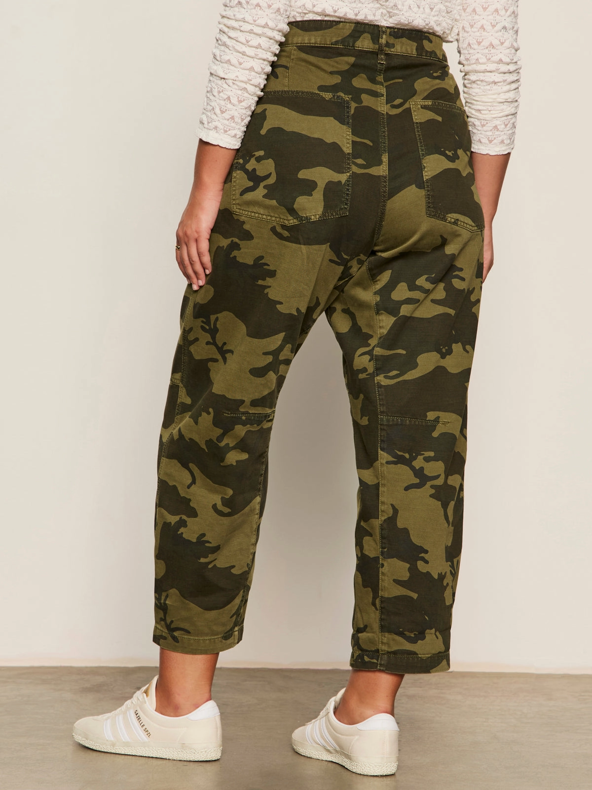 Easy Wear Boyfriend Utility Pant Rambler Camo Extended Sizing