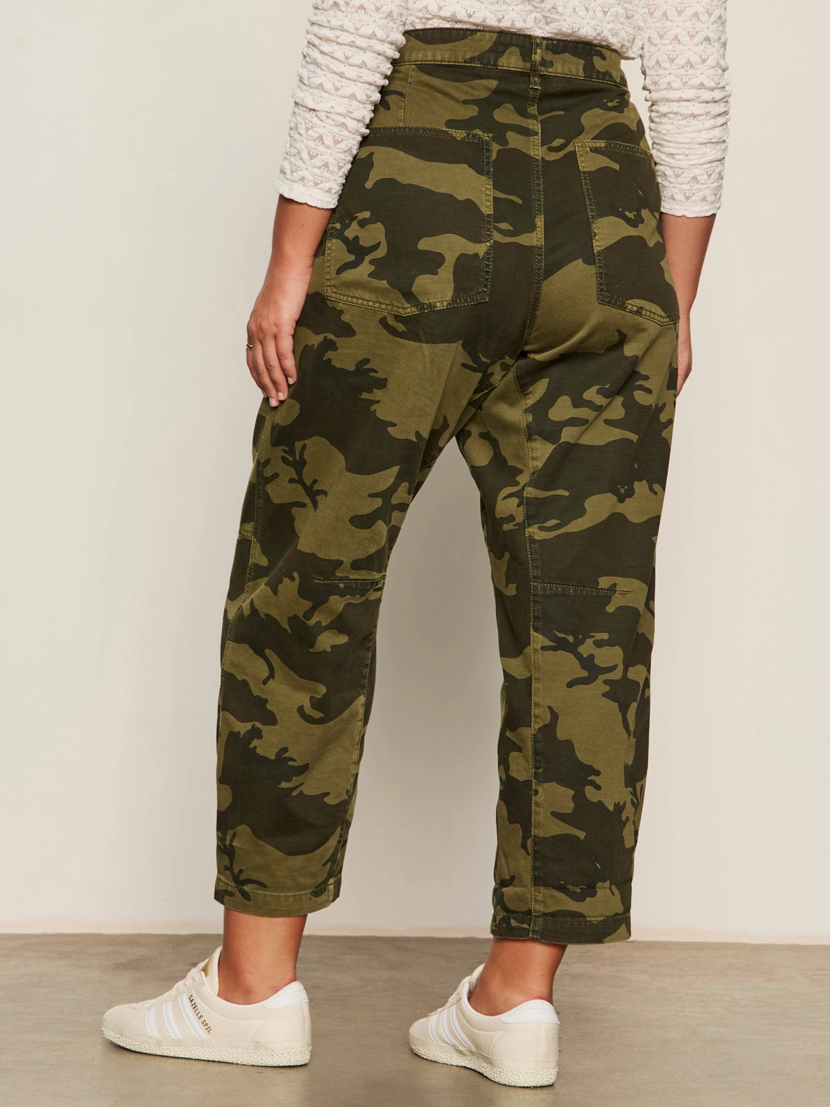 Easy Wear Boyfriend Utility Pant Rambler Camo Extended Sizing