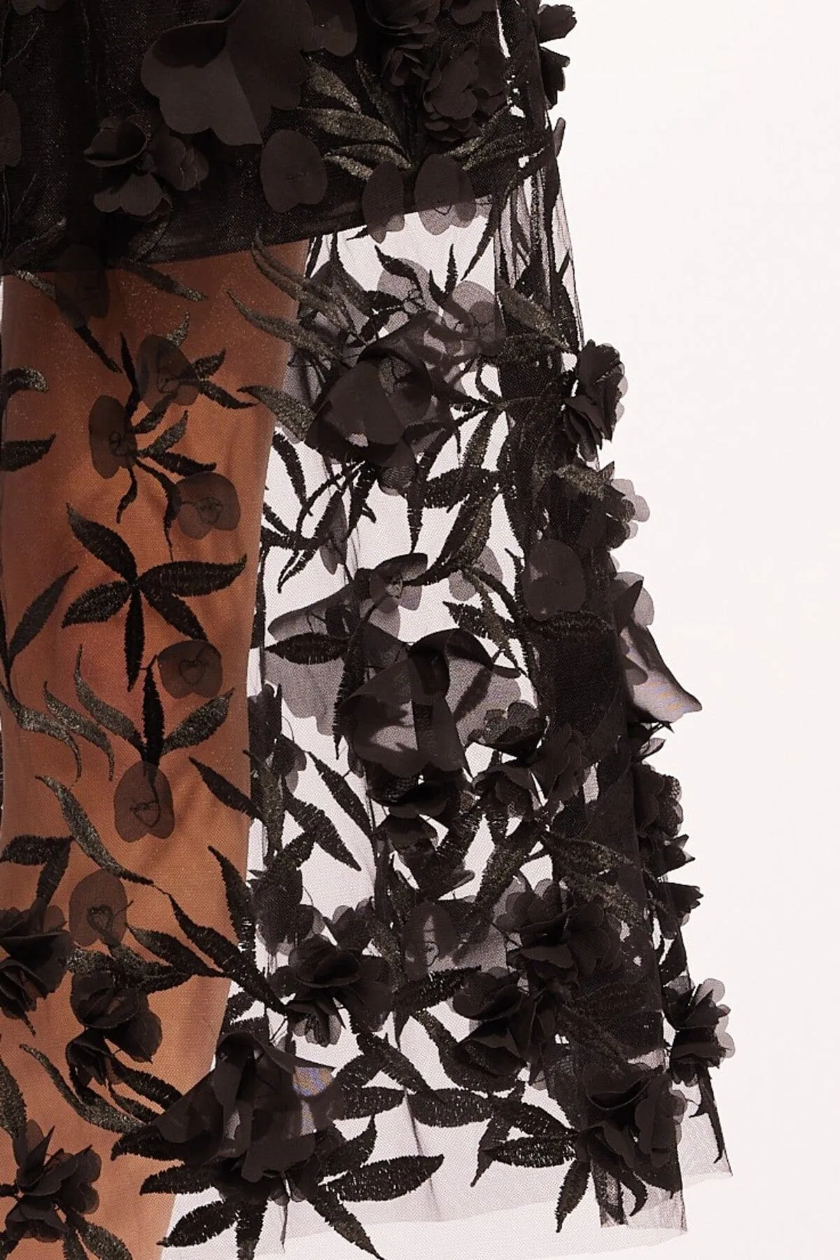 Edgy Feel Rosella Skirt - Caviar Bloom