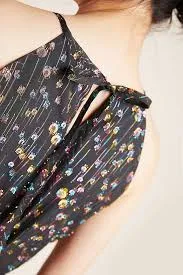 Edita Halter Metallic Clip Dot Jumpsuit Premium Piece