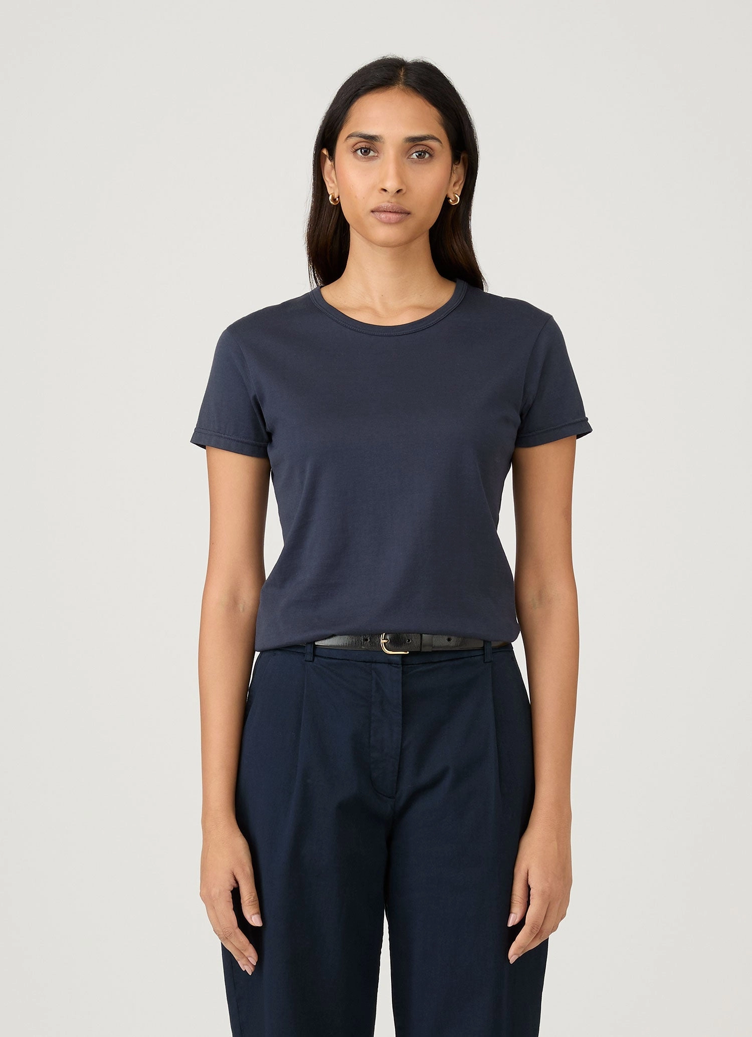 Effortless Layer Women's Classic T-shirt in Navy