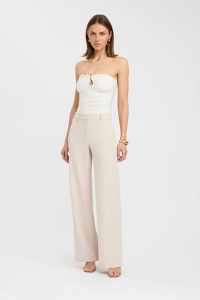 Ariel Low Rise Pants Tailored Fit Unique Design