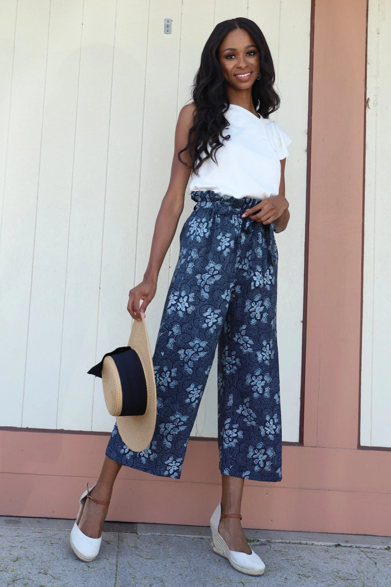 wide-leg type Lucas Wide Leg Pants - Bali