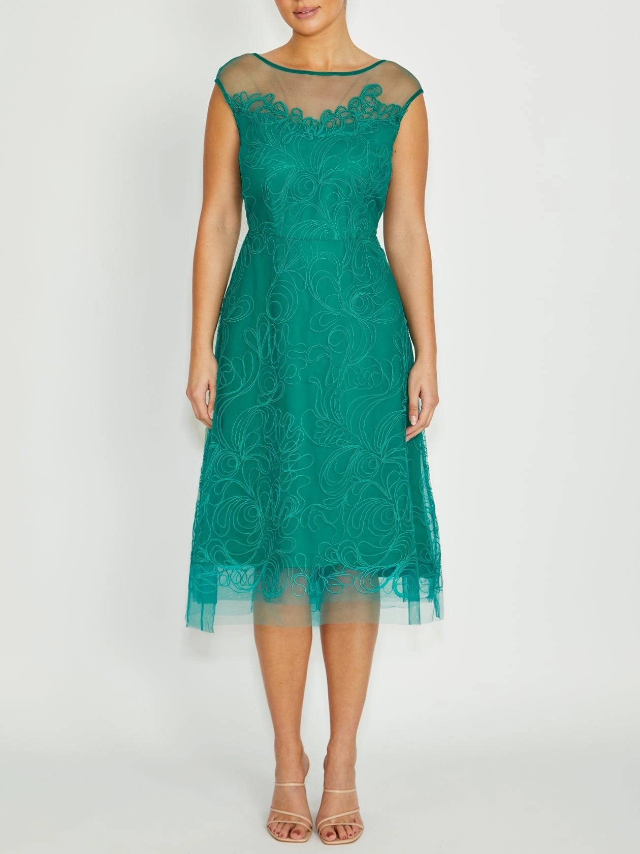 Stellar Sea Green A-Line Dress Road Trip Olive Grove