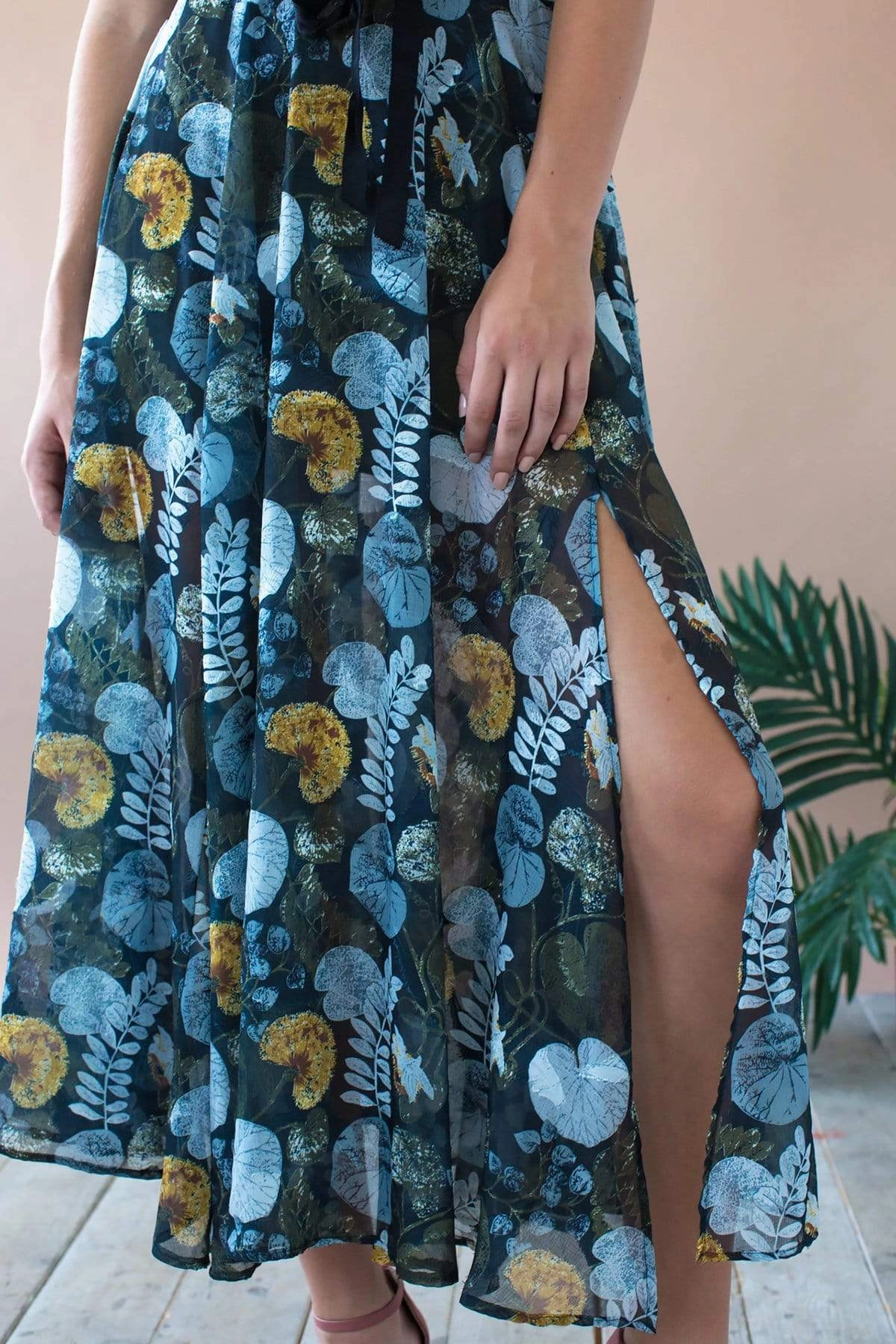 Emile Dress - Flora Pond Removable straps