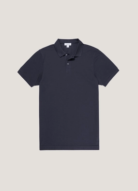 Urban Path Street Lifestyle Men's Piqu?? Polo Shirt in Navy