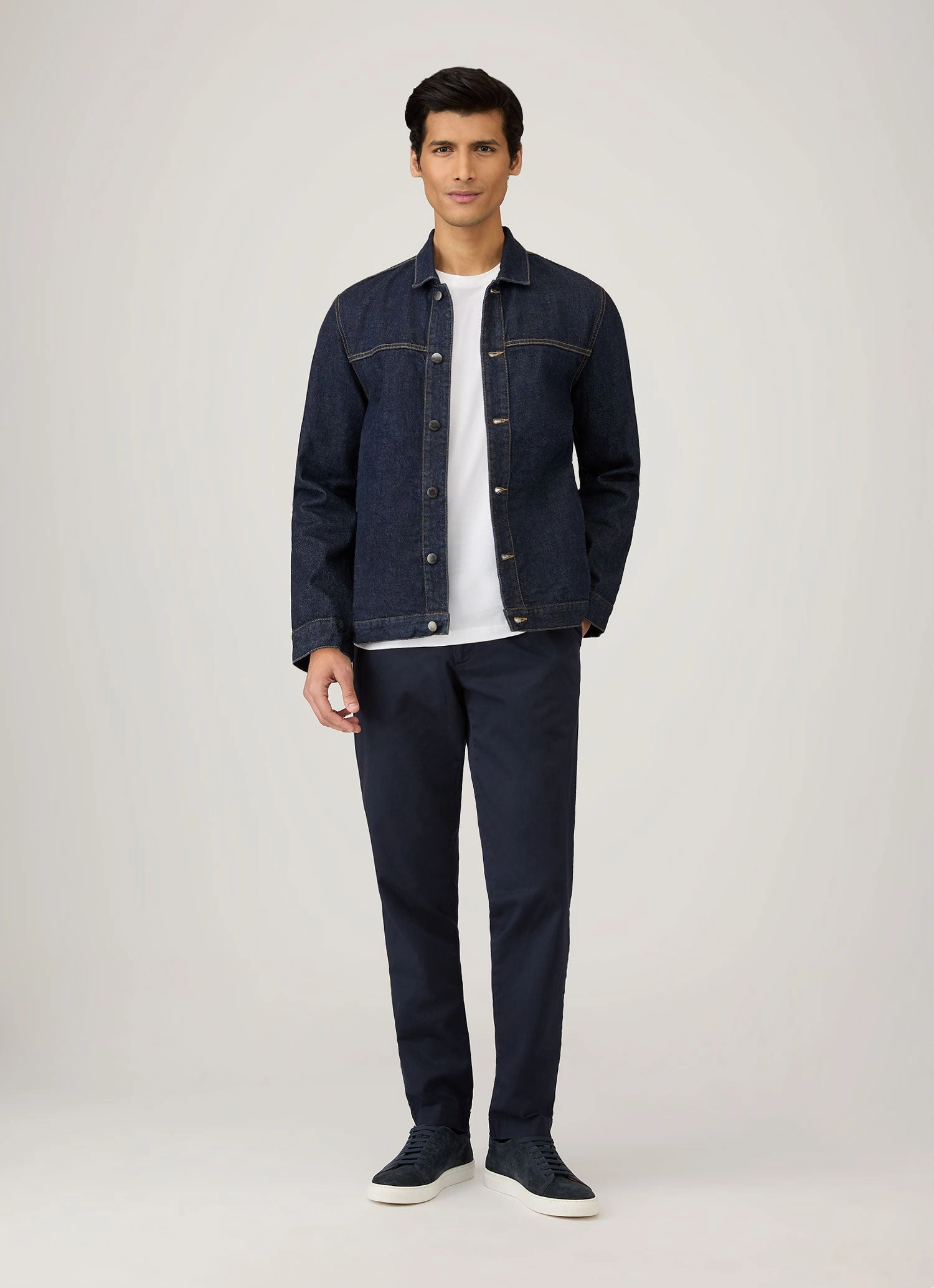 Essential Edition Club Men's Long Sleeve Riviera T-shirt in White