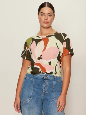 Lightweight breathable fabric The Perfect Tee Reef Vibes Extended Sizing