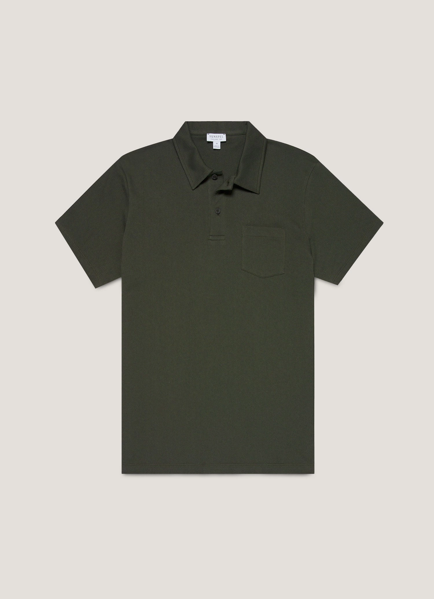 Men's Riviera Polo Shirt in Dark Green Relax Street Style