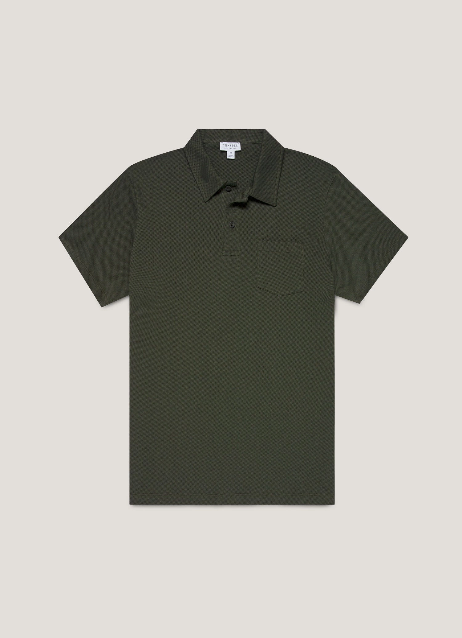 Men's Riviera Polo Shirt in Dark Green Stylish and minimalistic design Cool Pulse