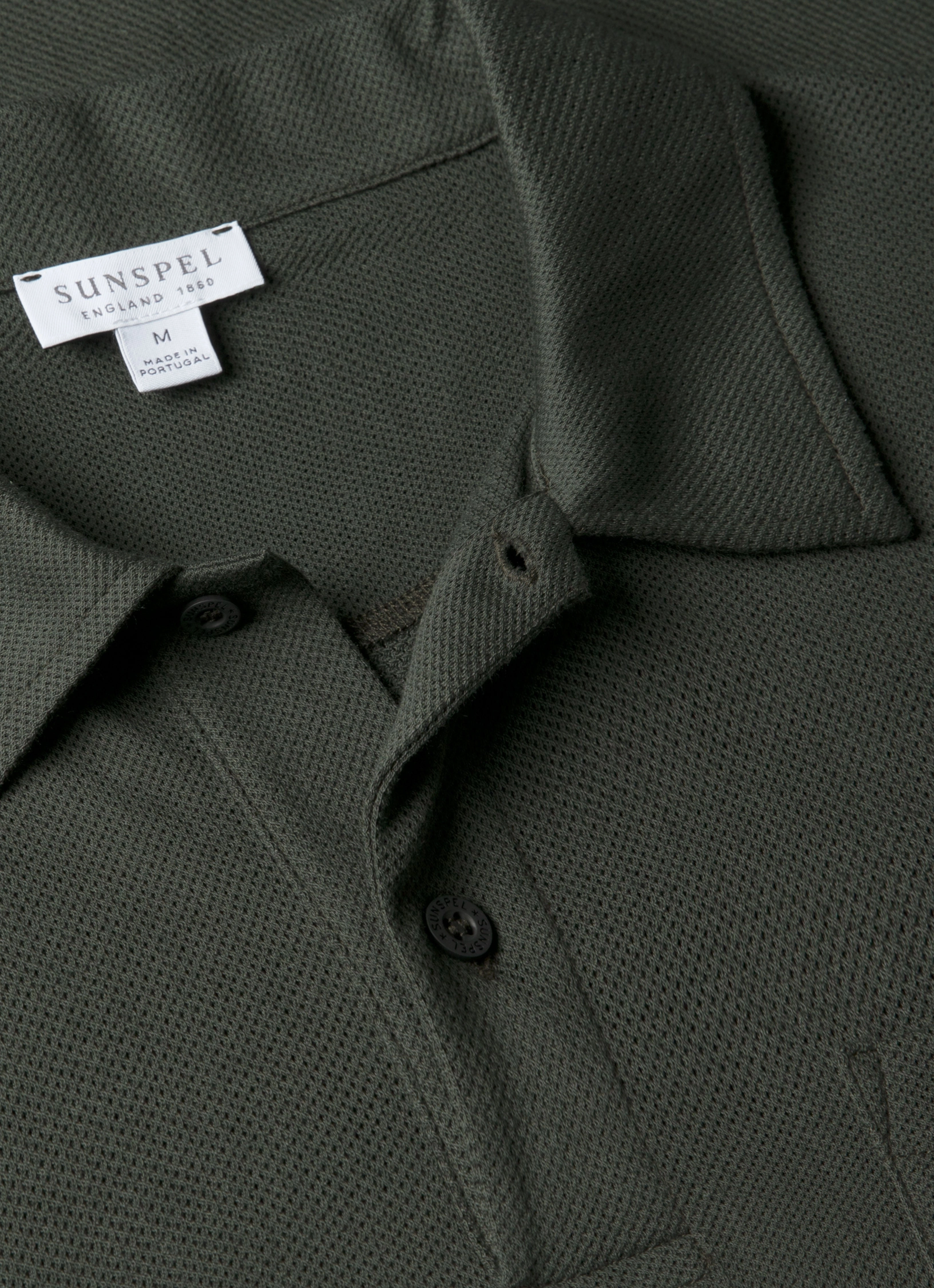 Essential Look Men's Riviera Polo Shirt in Dark Green