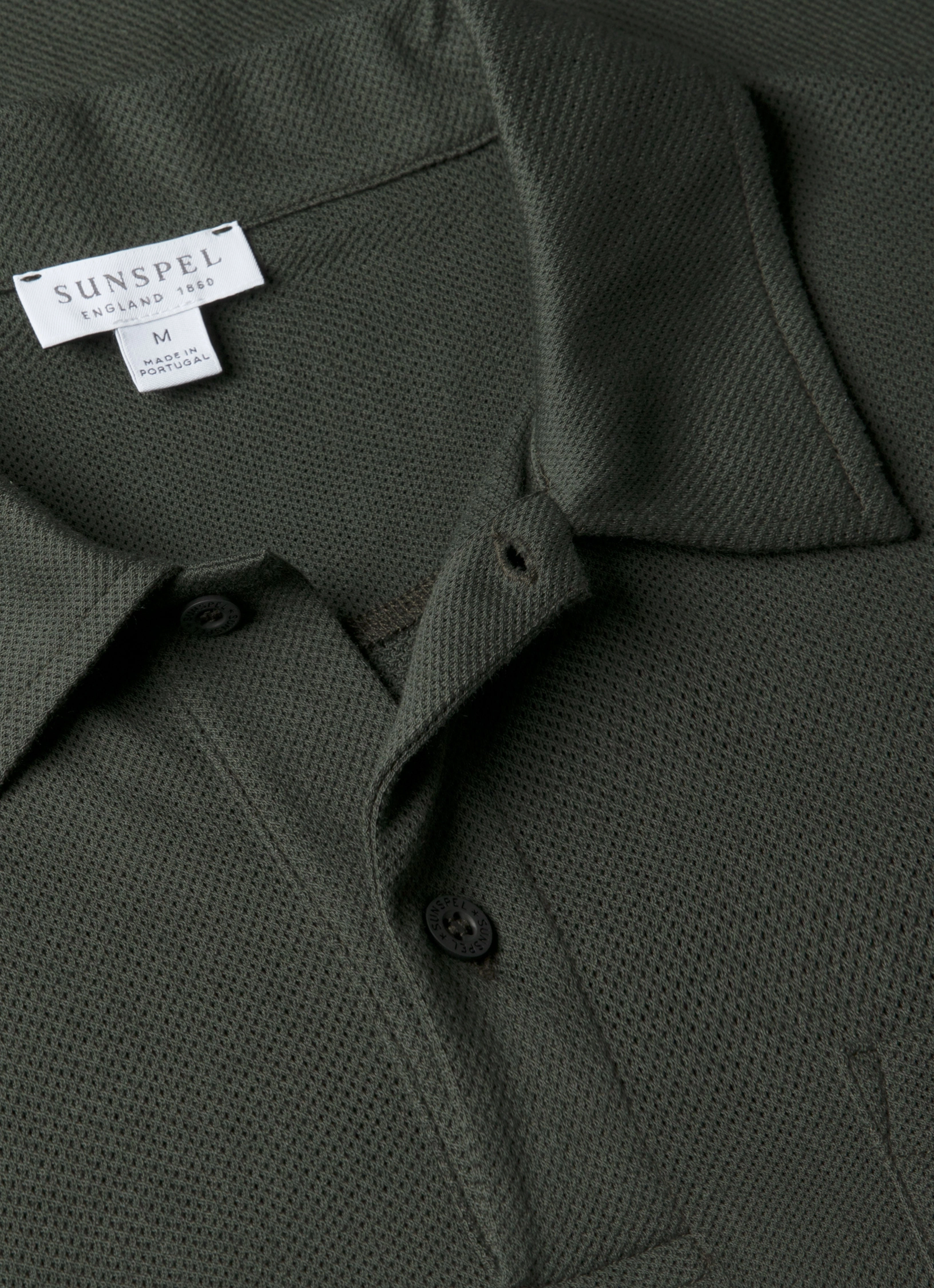 Essential Look Men's Riviera Polo Shirt in Dark Green