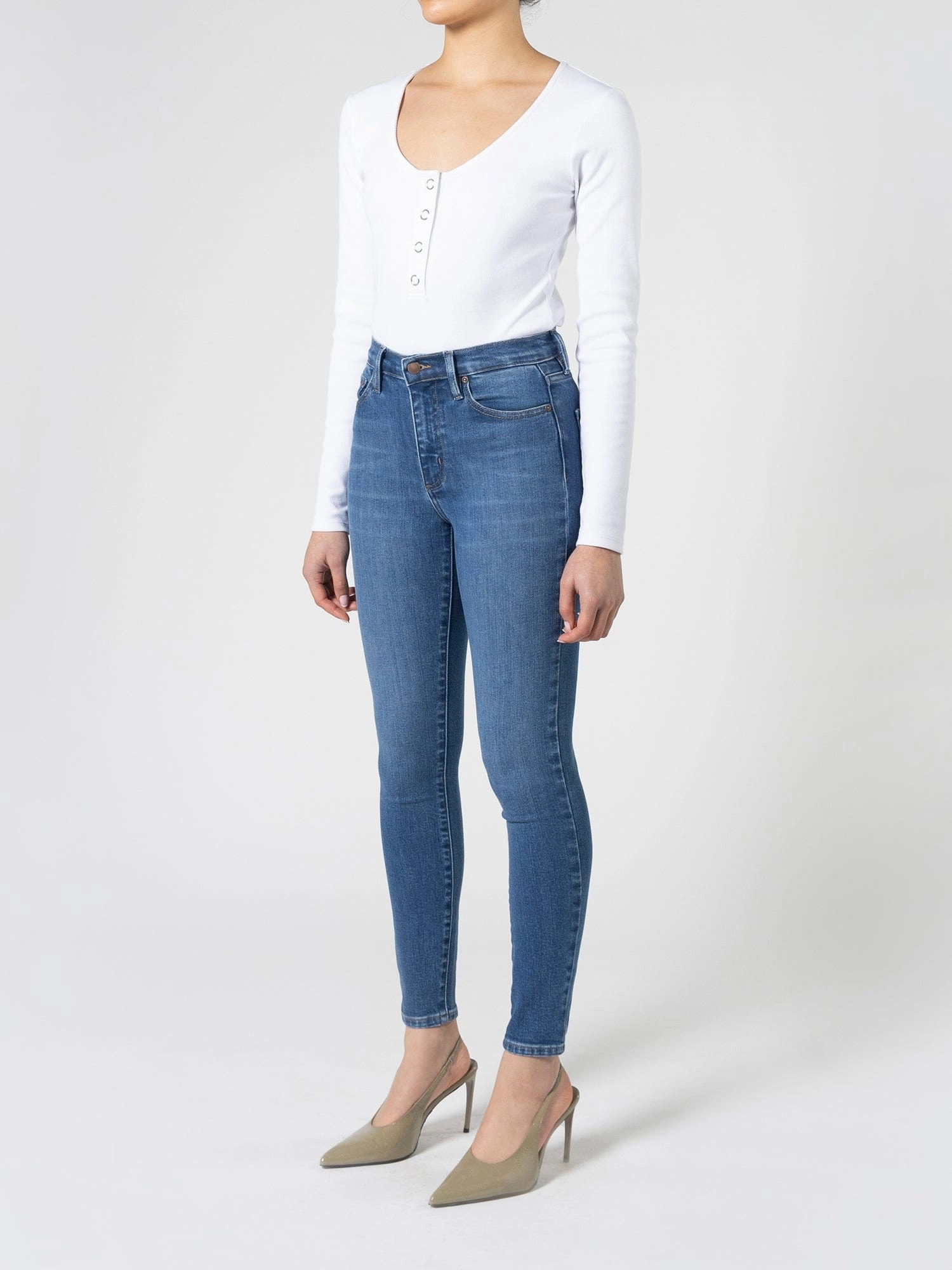 Essential Piece Cult Skinny Ankle Icon Blue