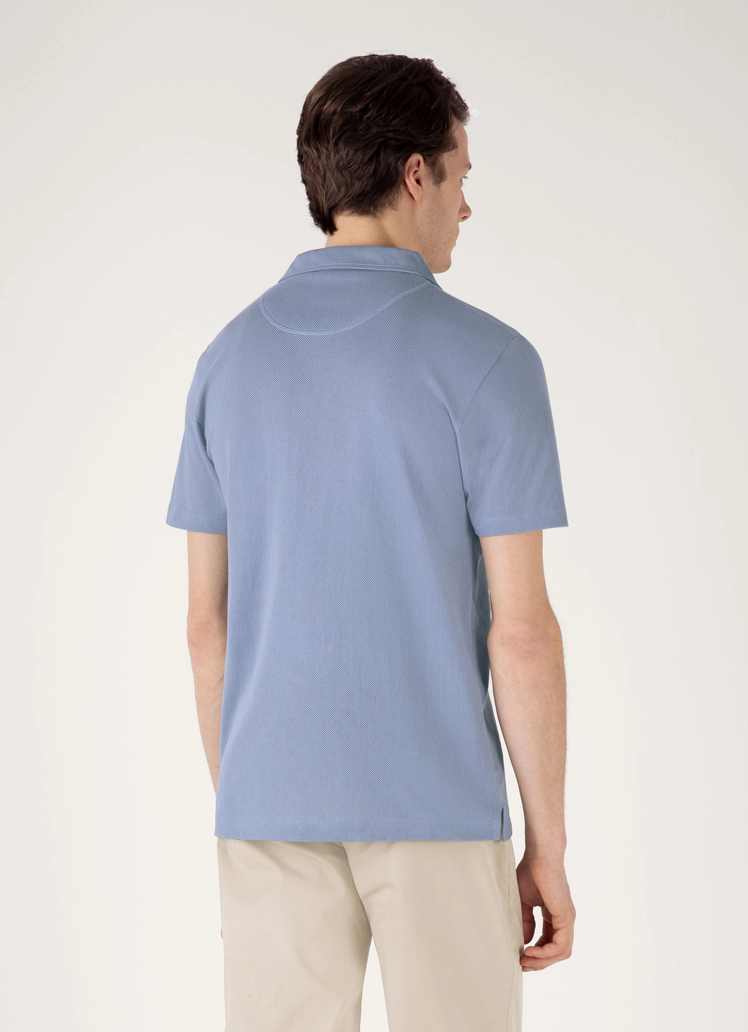 Essential Style Men's Riviera Polo Shirt in Vintage Blue