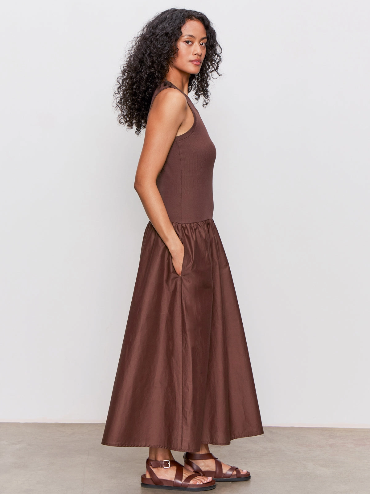 ethical fashion Take Me Away Midi Dress Mesa