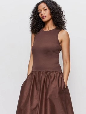 Take Me Away Midi Dress Mesa Shade Soft Smooth Line