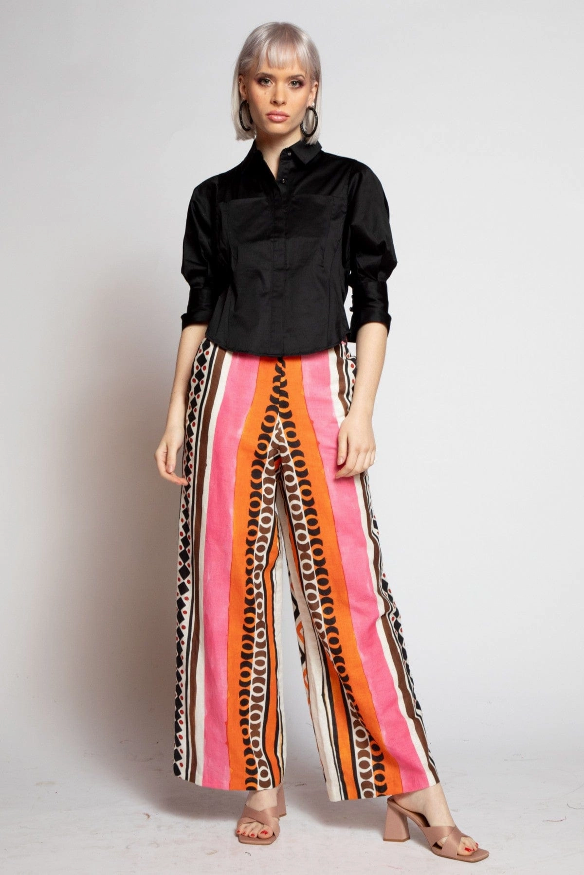 Euro-chic Cypress Pant - Tulum Stripe