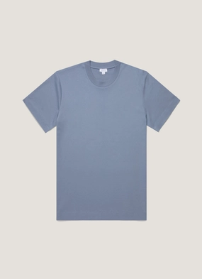 Daily Style Ready Men's Relaxed Fit Heavyweight T-shirt in Vintage Blue