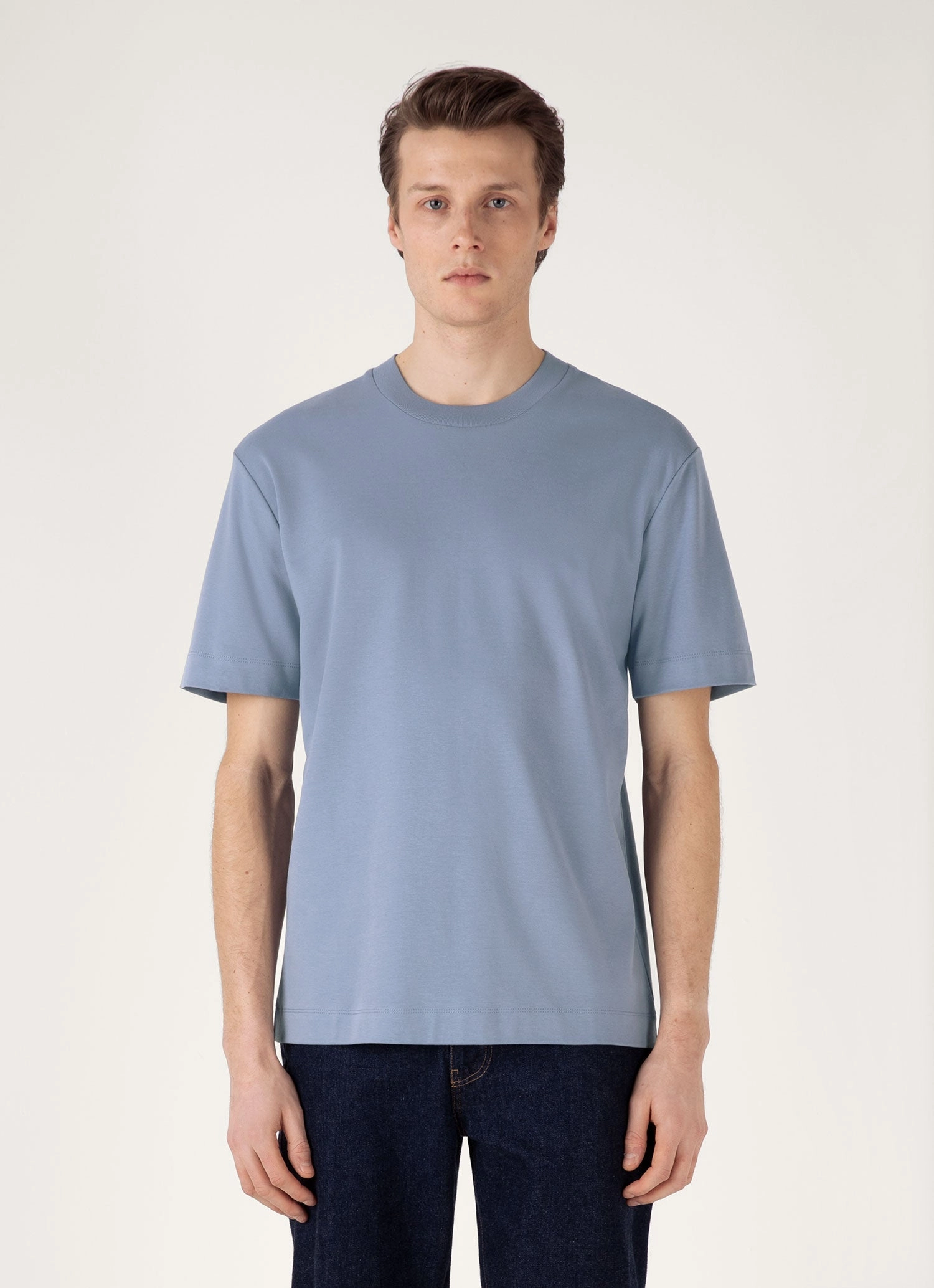 Everyday Pick Weekend Men's Relaxed Fit Heavyweight T-shirt in Vintage Blue