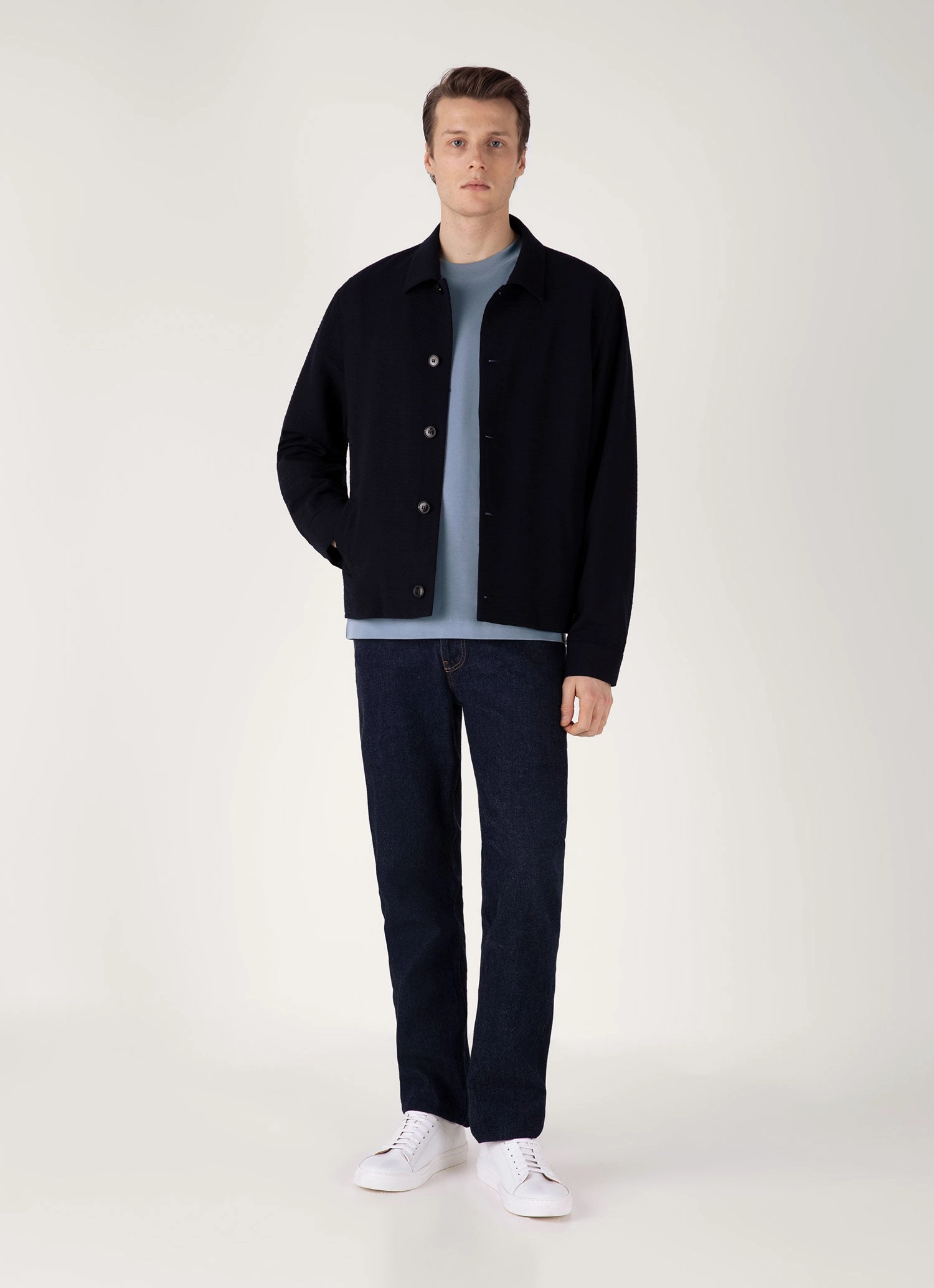 Everyday Pick Weekend Men's Relaxed Fit Heavyweight T-shirt in Vintage Blue