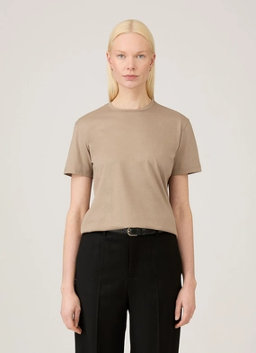 Women's Boy Fit T-shirt in Mink Urban Street Style