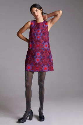 Eyelet Mini Dress - Burgundy Effortless Chic Comfortable summer outing dress