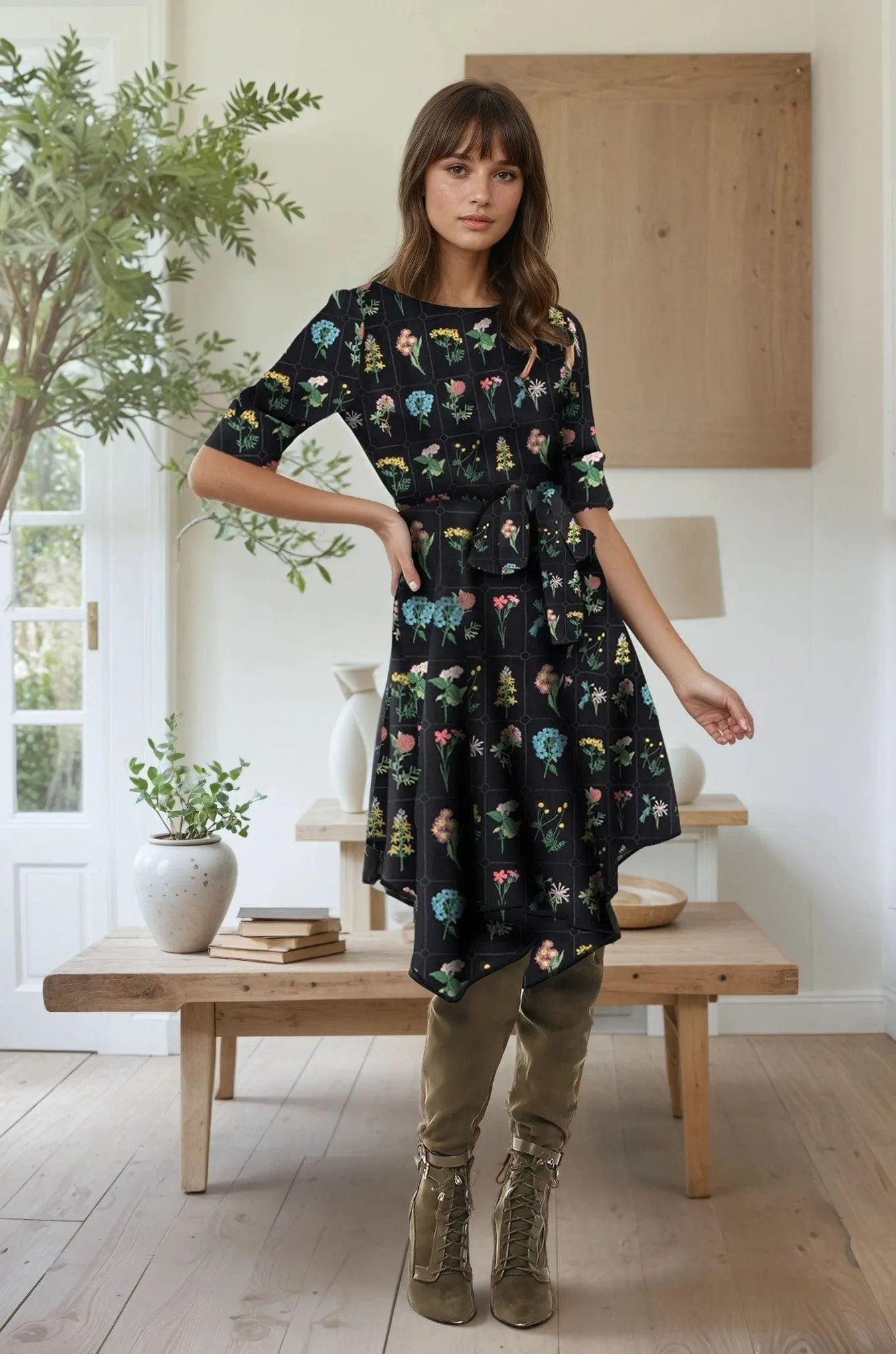 Ezra Dress  Botanicals Wool Warm