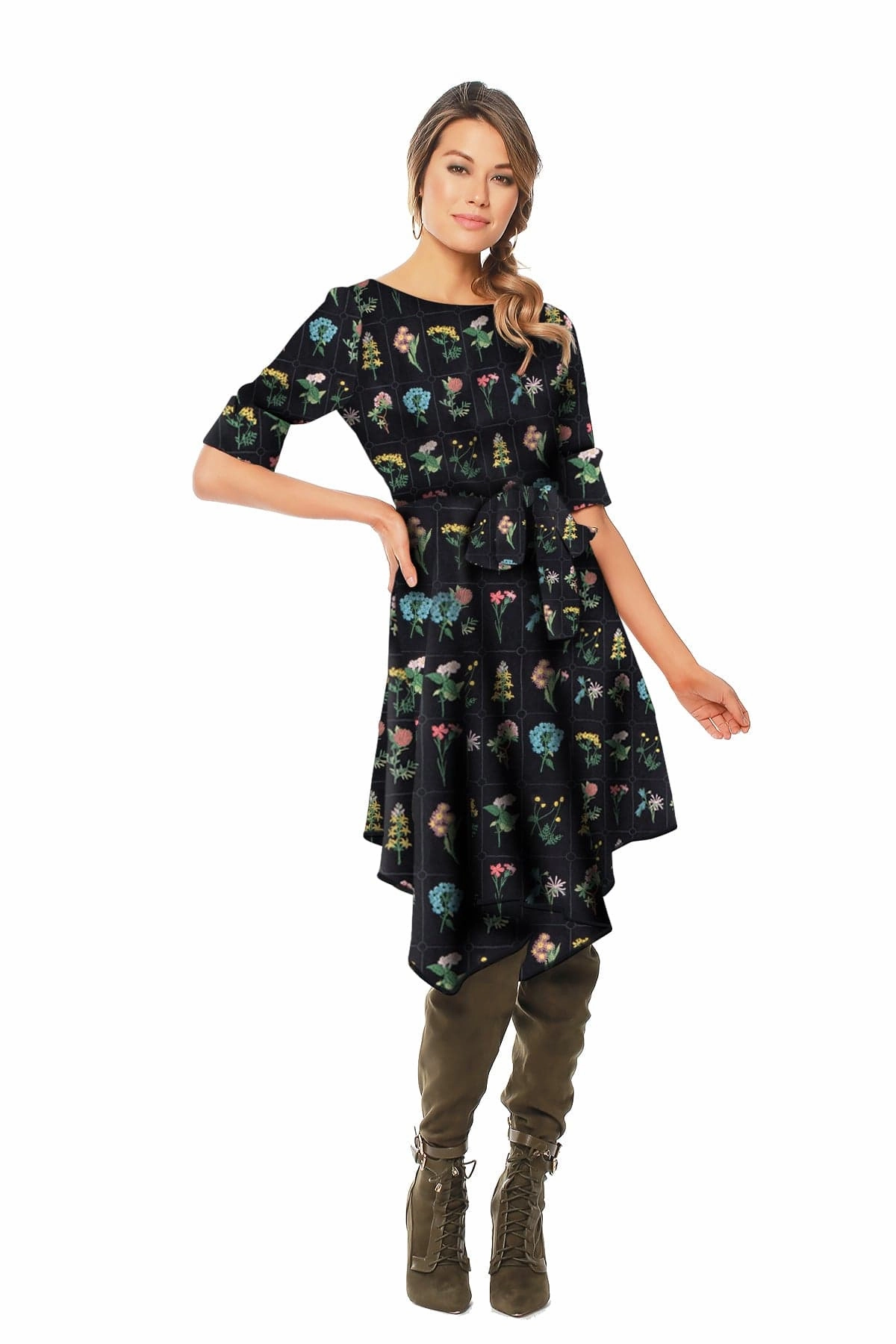 Ezra Dress  Botanicals Contemporary Chic