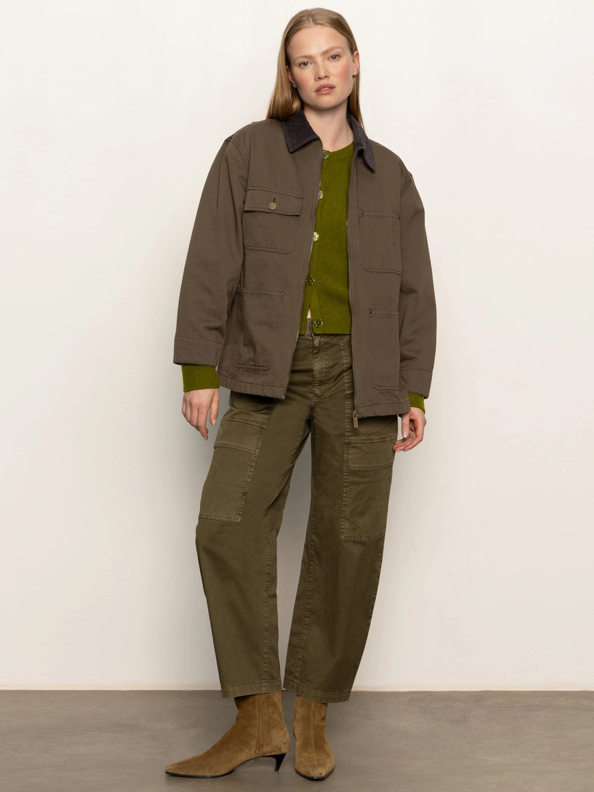 fabric tale Barn Jacket Burnt Olive