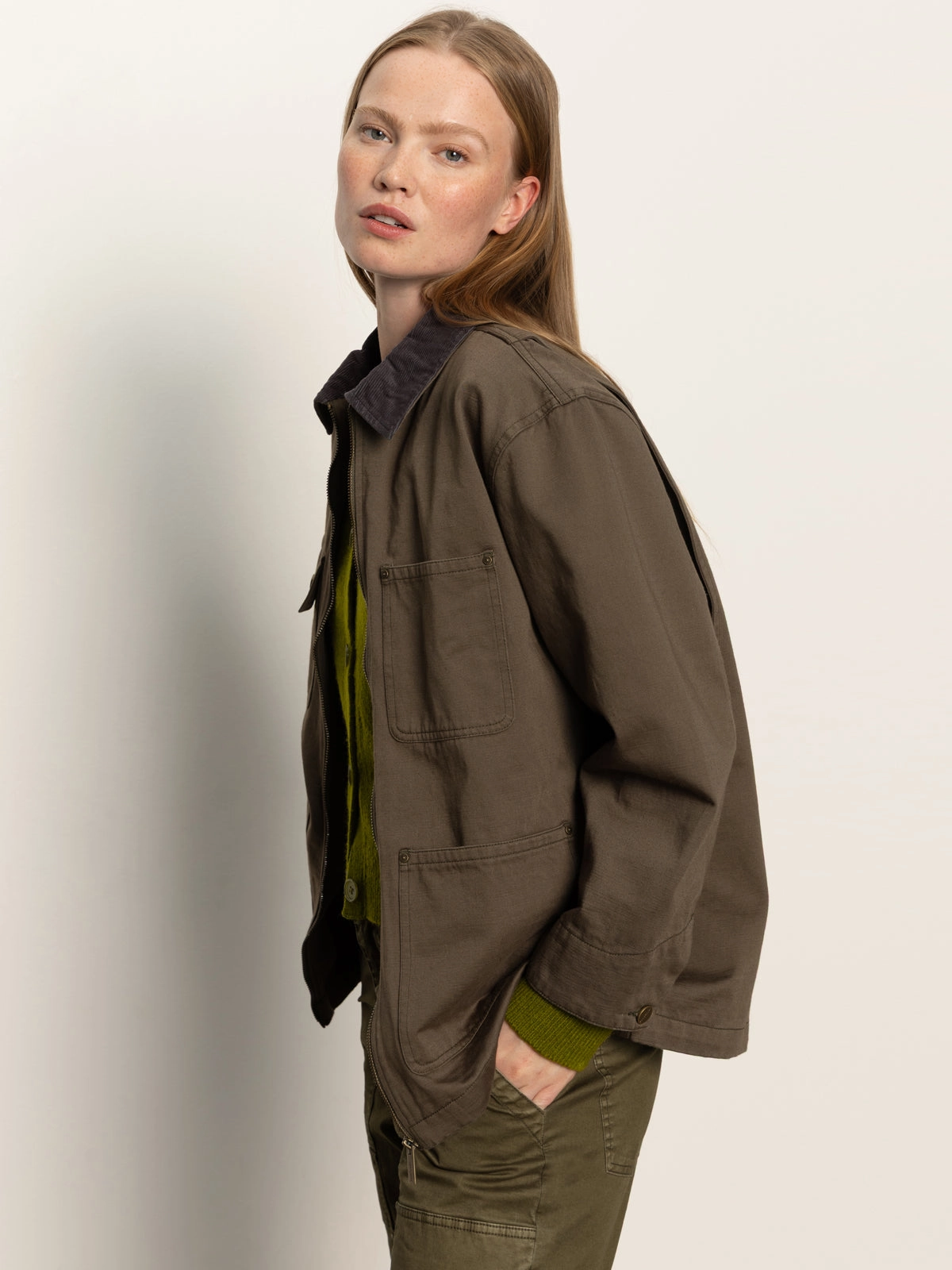 fabric tale Barn Jacket Burnt Olive