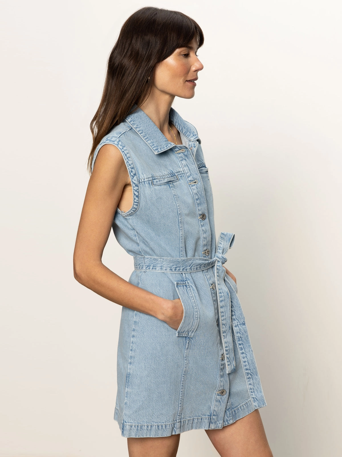 Faded Finish Ila Denim Dress Bouquet