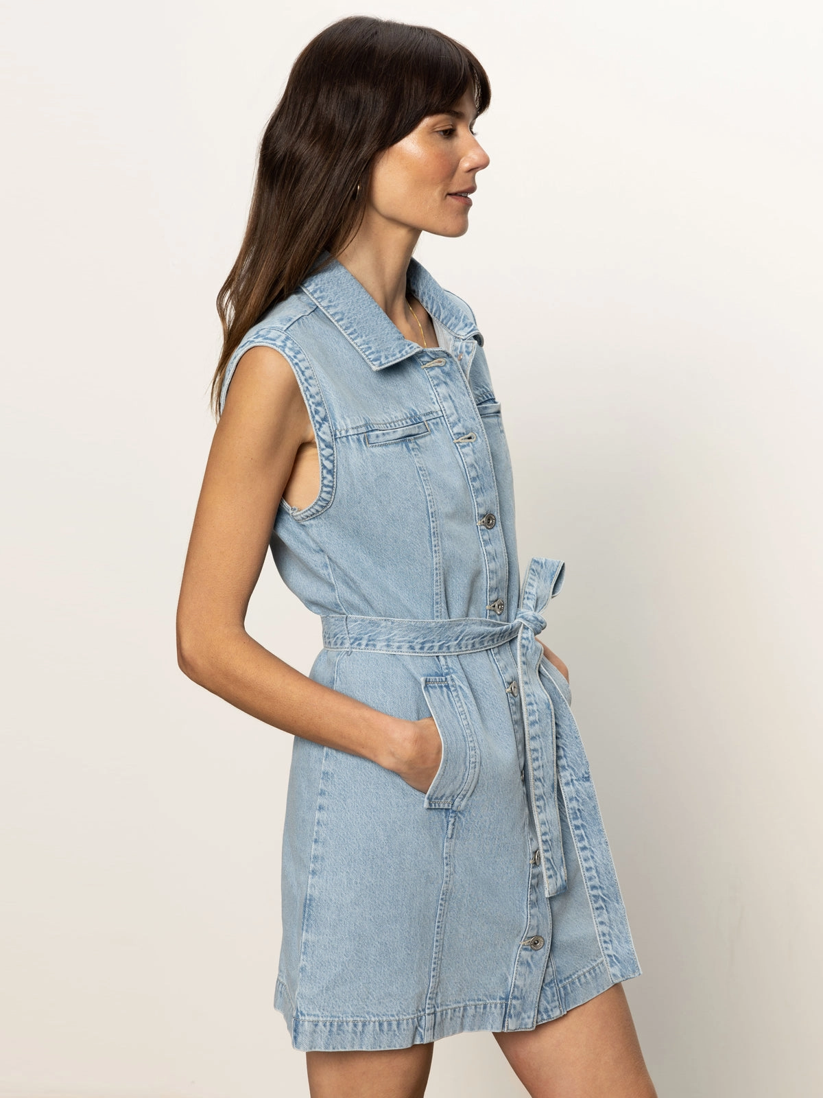 Faded Finish Ila Denim Dress Bouquet