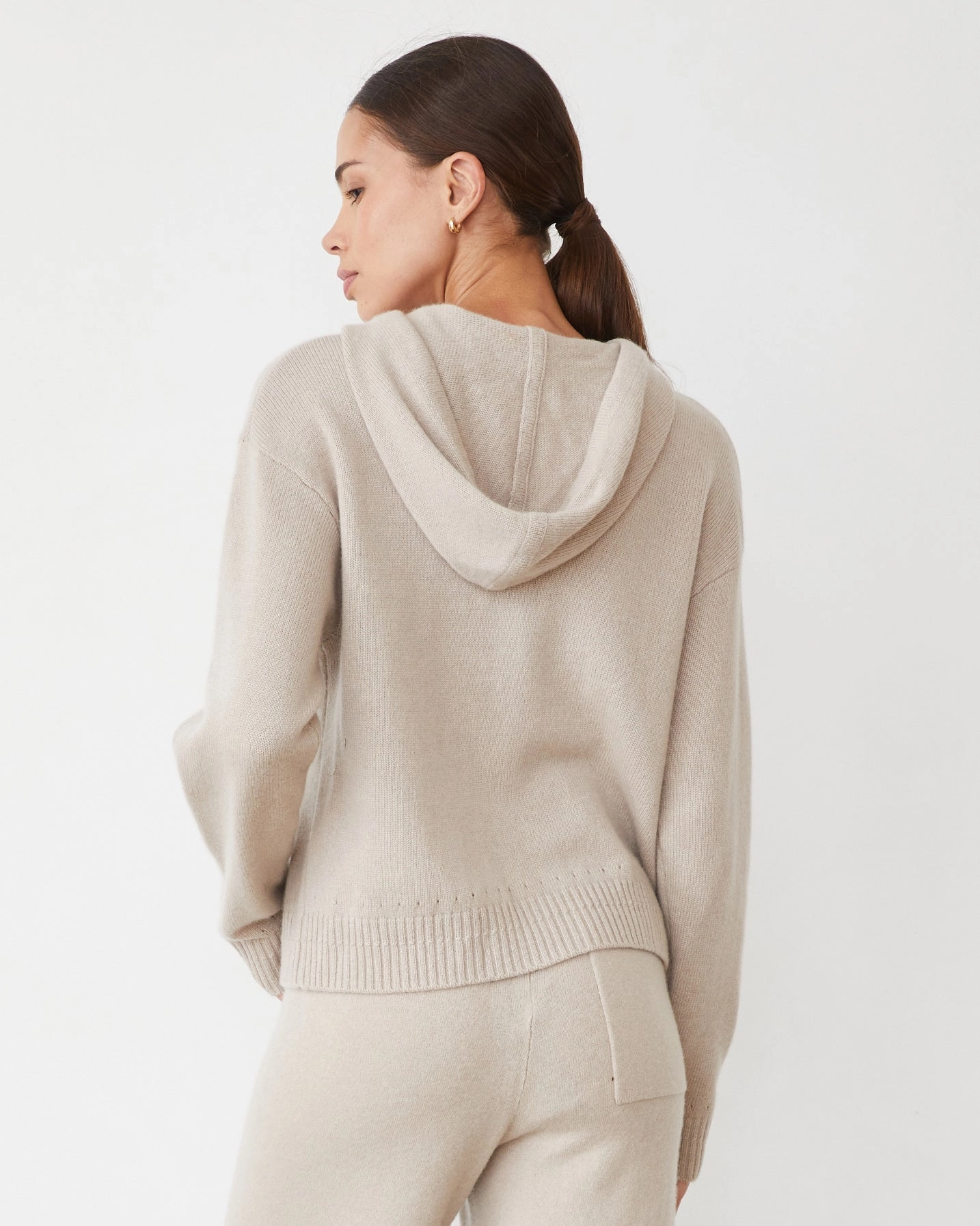 Fall Fashion Cashmere Zip Up Hoody