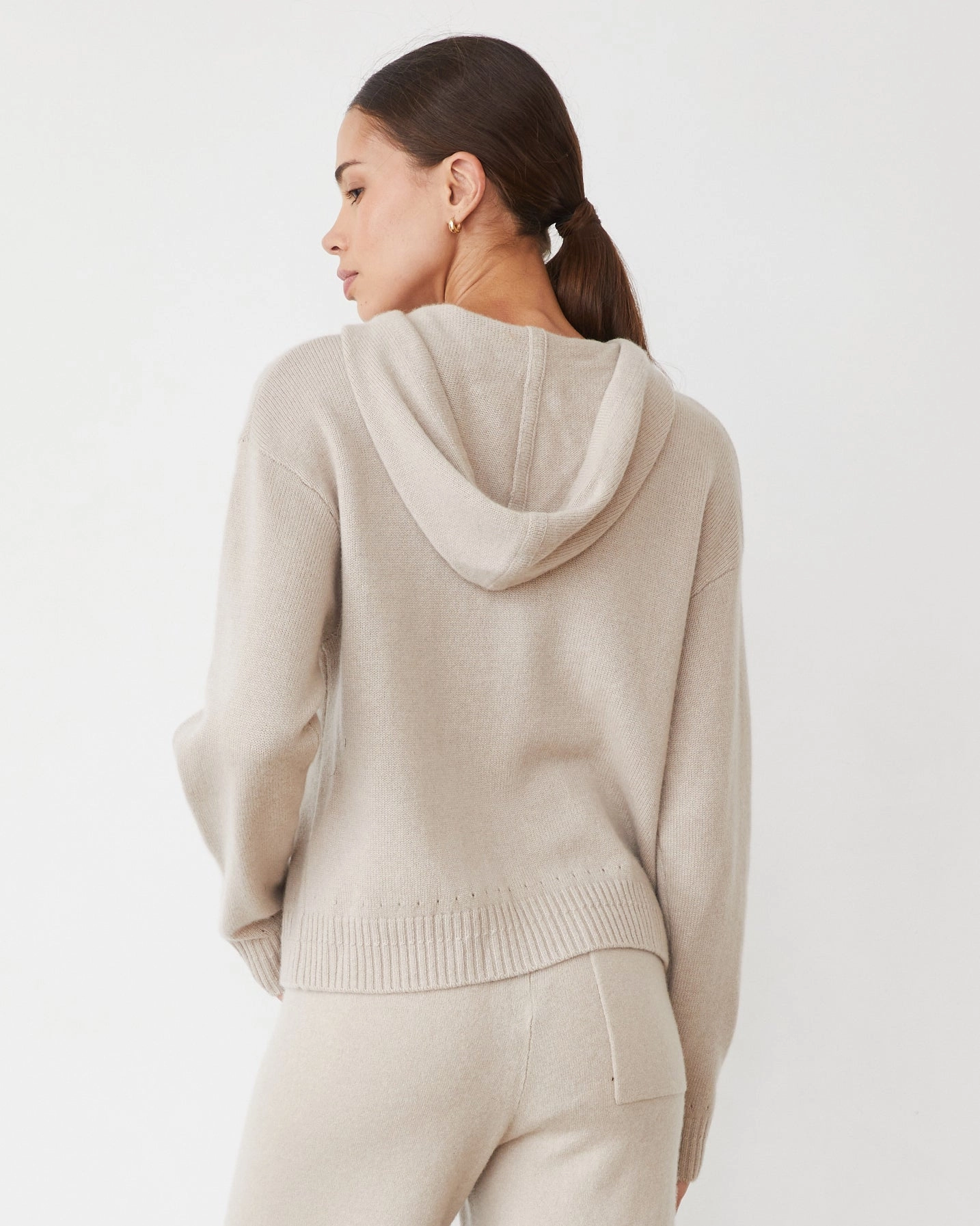 Fall Fashion Cashmere Zip Up Hoody