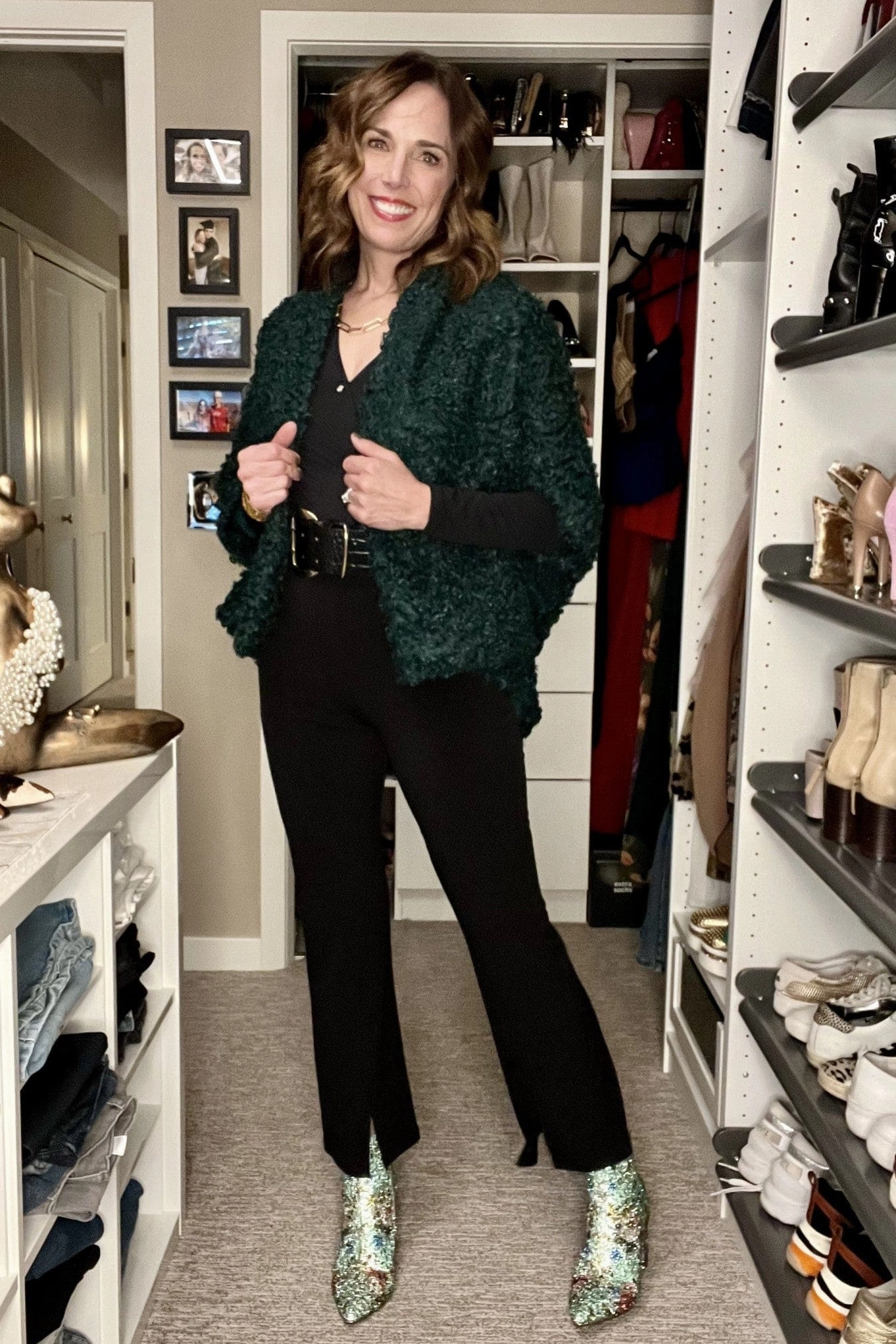 Celeste Cardigan - Emerald Moss Comfy Winter Wear