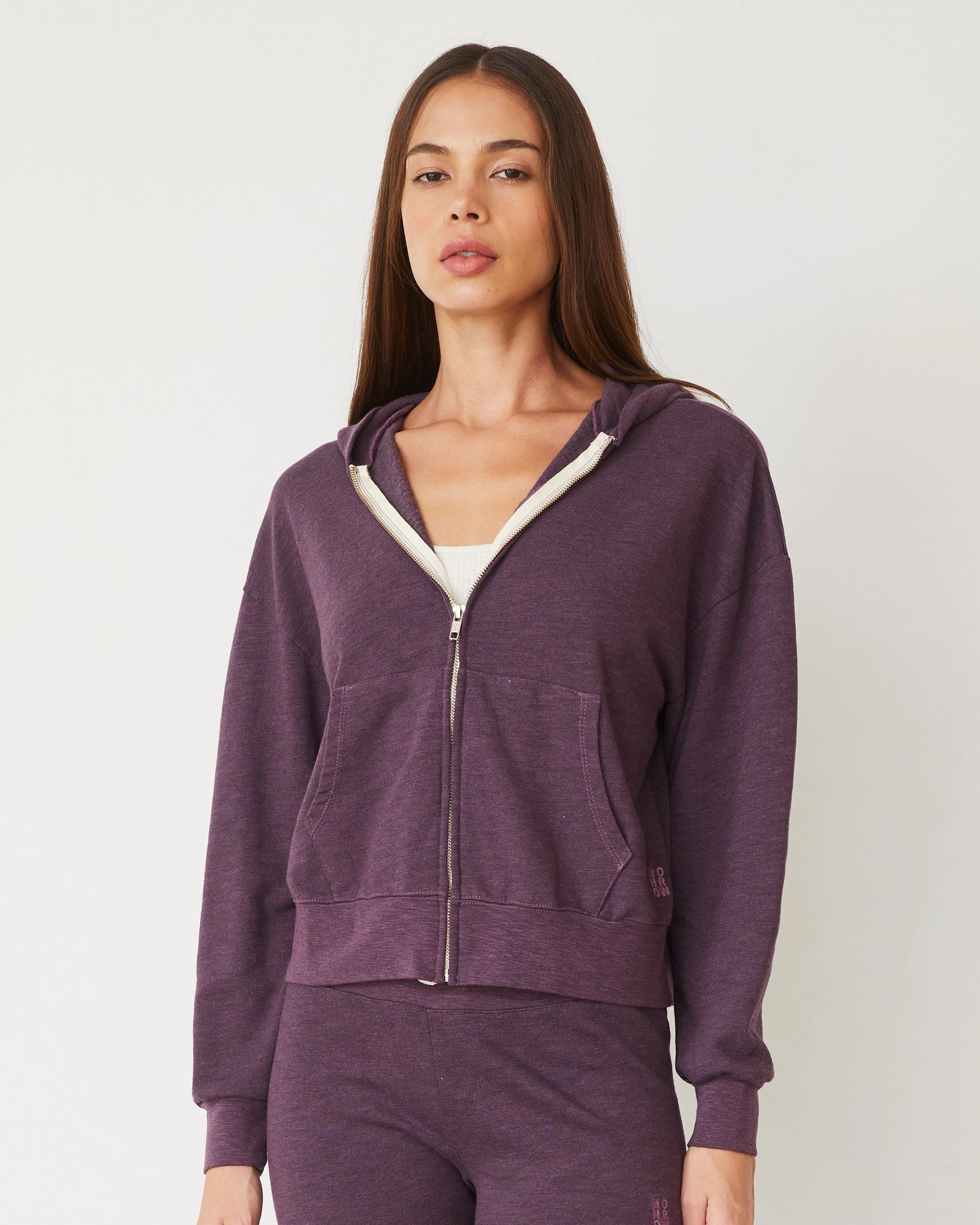 Figure Flattering Original Fleece Zip Up Hoody
