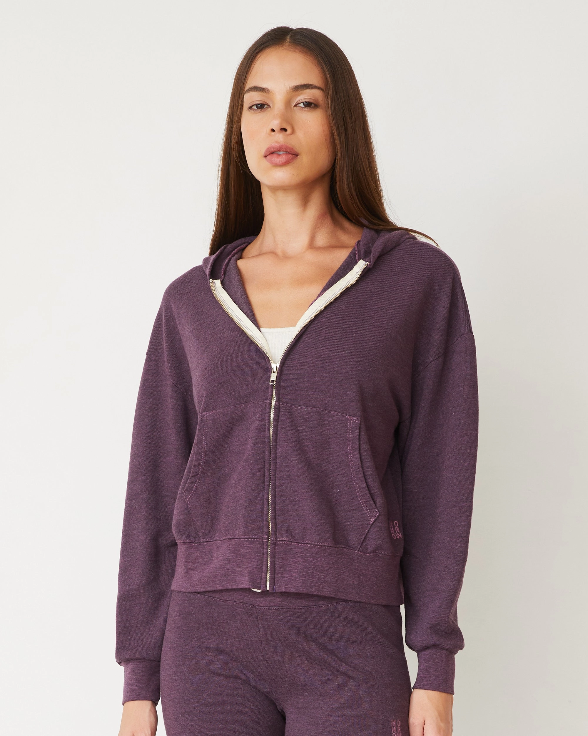 Figure Flattering Original Fleece Zip Up Hoody