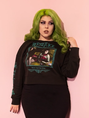 FINAL SALE - BEETLEJUICE - Waiting Room Sweatshirt Minimal Daily Look Daily Favorite