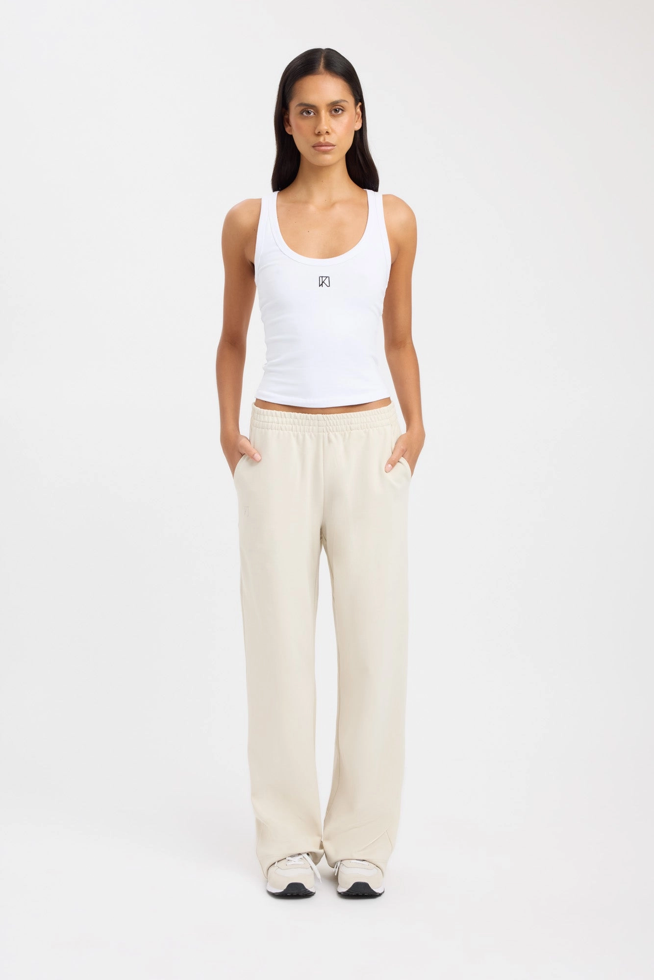 Jonti Wide Leg Trackpant Printed Pattern